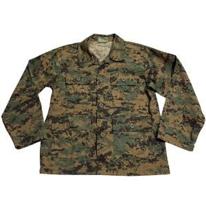 Rothco BDU Shirt Camo Military Jacket Kids Unisex Large 1128-0-654 Green Brown